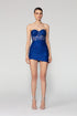 Bra Form Asymmetric Hemline Mini Dress